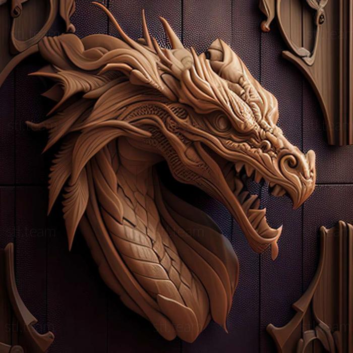 3D model dragon (STL)